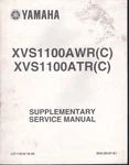 2003 Yamaha XVS1100AWR(C) XVS1100ATR(C) Supplementary LIT-11616-16-46 MN2304. Fixed Price $10.95.