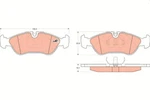 Allied Nippon PAD589 Brake Set Of Four (X4) For - Opel Vauxhall Chevrolet. Fixed Price $24.45.