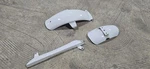 Oem 1968-71 Honda Z50 Fenders Chain Guard Good Shape White. Fixed Price $144.00.