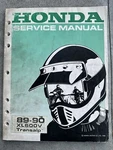 1989/1990 XL600V Transalp Factory Service Manual #61MM990. Fixed Price $35.00.