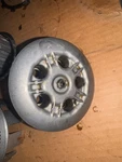 81 Yamaha ,IT-175, DT-175, Rt -180 Clutch Pressure Plate, 1W1-16351-00-00. Fixed Price $35.00.