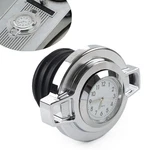 Chrome Fuel Gas Tank Oil Cap Cover W/clock For Harley Sportster 883 Softail Dyna. Fixed Price $18.01.