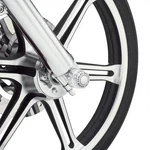 44148-07A Harley-davidson "h-d Motor Co." Logo Front Axle Nut Cover Kit Chrome. Fixed Price $58.81.