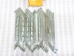 Amf Harley Davidson Nos New 43033-40 Chrome Spoke Set 16" Models Servi-car. Fixed Price $169.99.