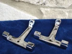 Chrome Rear Footboard Mounts Harley Touring 93 Up Repl Oe # 52719-96 & 53070-00. Fixed Price $114.95.