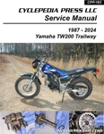 Yamaha TW200 Trailway Cyclepedia Motorcycle Manual - Printed. Fixed Price $43.95.
