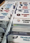 (32) Tall Sports Card Dividers With Free Nfl Team Labels Set. Fixed Price $8.95.