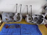 1972 Ossa 250 Engine Crankcase Set Left Right. Fixed Price $90.00.