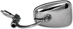 Emgo Universal Bar-end Mirror Chrome, For 7/8IN. Handlebars Either 20-34000. Fixed Price $29.99.