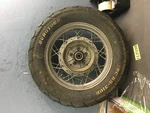 1987-88 Yamaha Xv 535 Wheel Rear & Tire Irc 95% Rim Virago. Fixed Price $69.95.