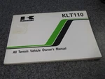 Kawasaki Factory Atv Owners Manual 1984 KLT110 A1 99920-1223-02. Fixed Price $49.98.