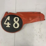 Honda CR250R 1980 Right Side Cover Panel Number Plate Oem Original Tahitian Red. Fixed Price $90.00.