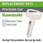 Kawasaki Teryx Cut To Code 3101-3150 Ignition Replacement Keys. Fixed Price $9.95.
