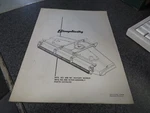 Simplicity Factory Parts Catalog 60" Rotary Mower Ser. Form 178088. Fixed Price $19.99.