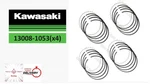 Kawasaki Oem 13008-1053(X4) KAF450 B1 EN450 2 6 Piston Rings Sets Std. Fixed Price $216.16.