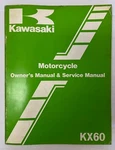 Kawasaki 99920-1214-01 KX60-A1 Owner's/service Manual. Fixed Price $17.60.