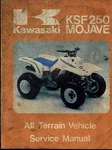 1987 Kawasaki Atv KSF250 Mojave Service Manual P/n 99924-1067-01 (277). Fixed Price $26.99.