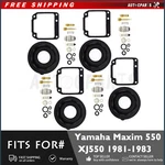 4 Set For Yamaha Maxim XJ550R Seca 1981-1983 Carburetor Repair Rebuild Kit. Fixed Price $14.99.