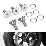 Front Brake Disc Rotor Bolts Titanium 41500196 For Harley Street Glide Flhx 2024. Fixed Price $27.99.