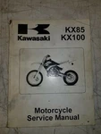 2001 Kawasaki KX85/100 Factory Service Manual 99924-1265-01. Fixed Price $30.00.