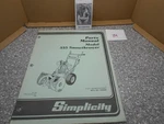 Simplicity Model 555 Snowthrower Parts Manual TP-1085. Fixed Price $9.99.