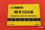 Yamaha MX100K Motorcycle Handbook/manual 1982 #3T0-28199-13. Fixed Price $18.95.