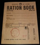 Ration Book Unusua Xmas Gift Idea Vintage World War Old Shopping Iii Times. Fixed Price $18.34.