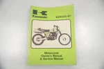1981 Kawasaki Kdx 420-B1 Oem Motorcycle Service Manual 99963-0039-01. Fixed Price $12.94.