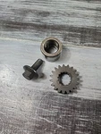 1991 - 2000 Yamaha YZ125 Primary Drive Gear Collar & Bolt. Fixed Price $21.95.