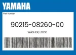 Yamaha Genuine Washer, Lock 90215-08260-00. Fixed Price $10.10.