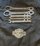 Harley Davidson Tools 36MM X 3/4 Wrenches 1/2" 3/8" 7/16 9/16" 10MM (read). Fixed Price $74.95.