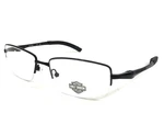 Harley-davidson Eyeglasses Frames HD365 Blk Black Rectangle Half Rim 53-17-125. Fixed Price $64.99.