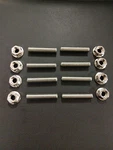 Yamaha Fazer 600 Stainless Steel Exhaust Studs And Flange Nut Kit 98-04. Fixed Price $13.98.