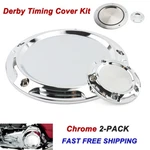 2X Engine Derby Timer Timing Cover For Harley Touring Road Glide Softail Dyna. Fixed Price $41.99.