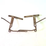Genuine Harley-davidson 1941-1957 Fl Bubblebag Saddlebag Brackets 90875-54 90876. Fixed Price $200.00.