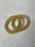 2 Harley Davidson 5/8" X 13/16" 1/8" Nylon Washers Oem 6381 Robison Hd Amf. Fixed Price $8.00.
