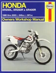 Honda XR250L, XR250R & XR400R86-03 Owners Workshop Manual. Fixed Price $51.22.