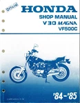 Honda Shop Manual V30 Magna VF500C 1984-1985 61MJ801. Fixed Price $75.00.