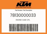Ktm Genuine Engine Case Cpl. - 78130000033. Fixed Price $1667.19.