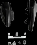 Drag Specialties Frame Mounted Heat Deflectors Fits 58022-07A Harley 01-08 Tour. Fixed Price $110.16.