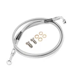 Steel Non-abs Brake Line Kit Front +7" Fit For Harley Softail Fxstb Flstf. Fixed Price $43.99.