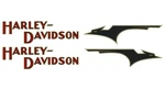 1933 Vlh Harley Eagle Gas Tank Decals Black Gold 5923-33 Pair Stickers. Fixed Price $73.60.