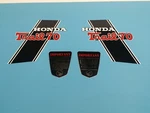 Honda CT70 TRAIL70 1970 Frame Decal Graphic Set (#*H-57). Fixed Price $39.95.