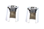 Upper Shock Stud Covers Chrome Short Style For Harley-davidson. Fixed Price $35.99.