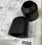 Aermacchi Harley New Pair Of 46006-62P Fork Dust Covers 61 Up Sprint Ss Sx. Fixed Price $54.99.