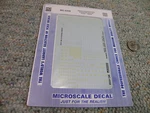 Microscale Decals Ho MC-4358 Steam Loco Data Number Boards Gothic Yellow F122. Fixed Price $6.99.