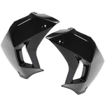 For Kawasaki KLR650 08-18 New Pair Left & Right Radiator Shrouds Painted Black. Fixed Price $114.55.