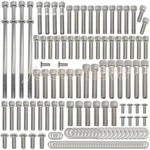 Stainless Steel Engine Bolt Screw Kit For Harley Road Glide King Cvo 07-16. Fixed Price $39.89.
