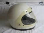 Vintage Bell Star 120 Motorcycle / Snowmobile Helmet With Shield, White. (ds). Fixed Price $149.99.