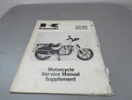 Kawasaki KZ1000 Police Genuine Service Repair Manual Supplement 99963-0060-01. Fixed Price $19.99.